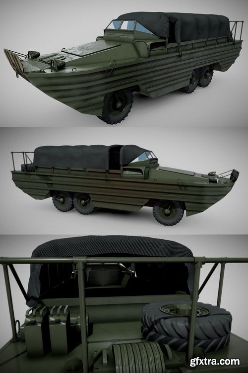 GMC-DUKW-353 3d model