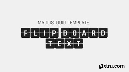 Videohive 3D Flip Board Text 35057091