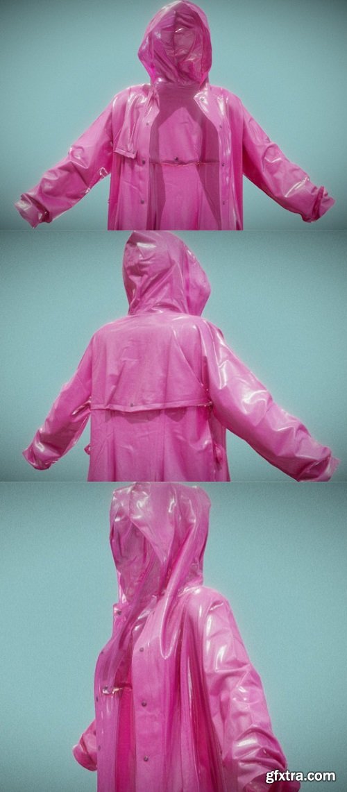 Raincoat 8 3D Model