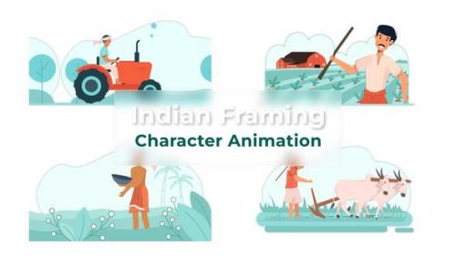 Videohive - Traditional Things Use For Farming Character Animation Scene - 39691873 - 39691873