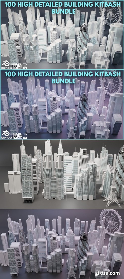 100+ Real World High Detailed Skyscrapers and Buildings