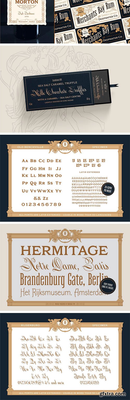 Hermitage Fonts