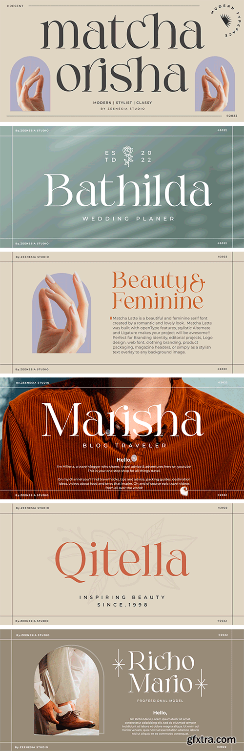 Matcha Orisha Font