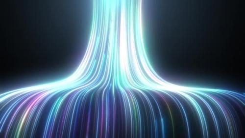 Videohive - Digital Glowing Speed Lines 03 - 39658074 - 39658074