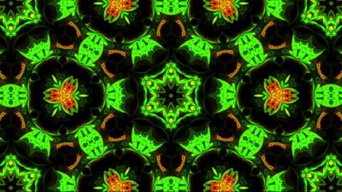 Videohive - Green-Black Motion Kaleidoscope - 39658244 - 39658244