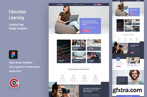 Brya - Education and Learning Landing Page Design 4BZ6Z3C