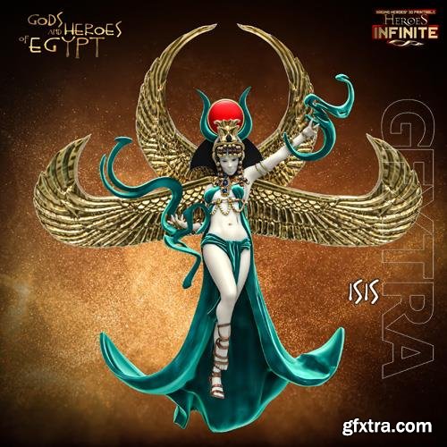 Heroes Infinite Gods and Heroes of Egypt Isis 3D Print