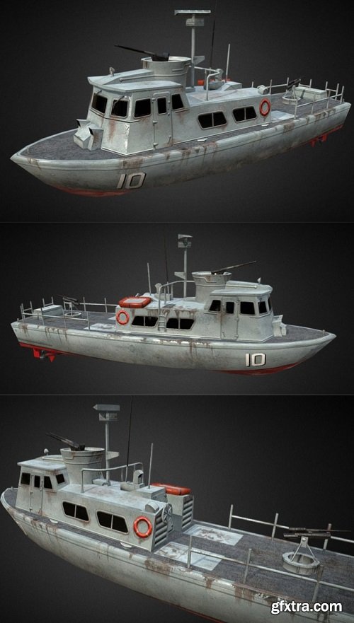 Swift Patrol Boat 3D Model