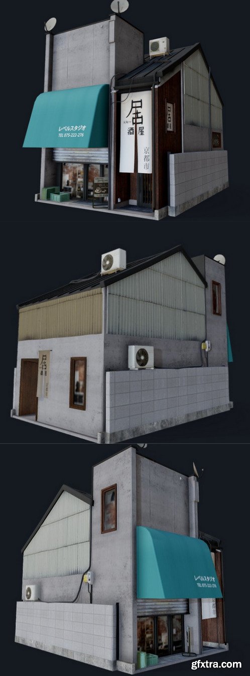 Kyoto Style House Faramiyuki 3D Model