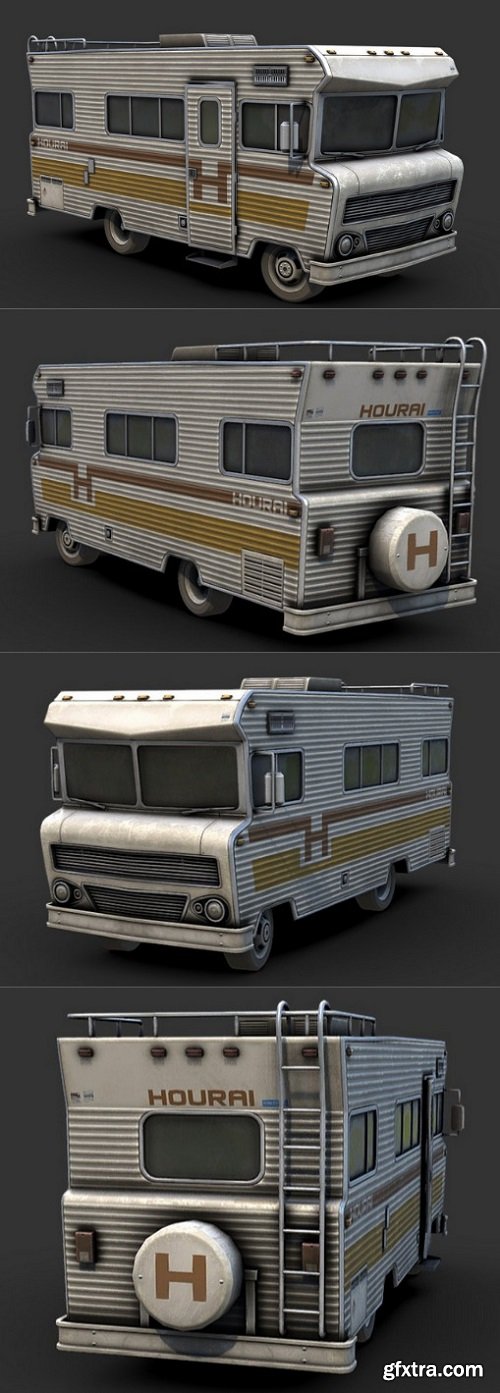 1975 Motorhome 3D Model