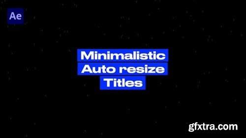 Videohive Auto-Resize Titles 39704998