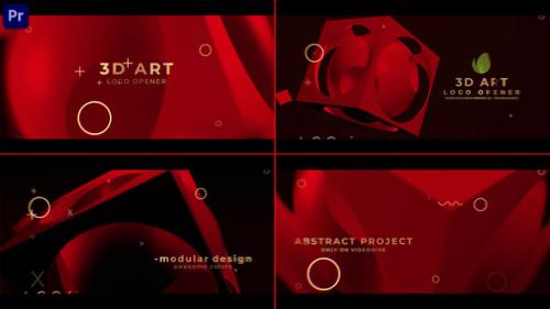 Videohive - 3d Art Colorful Logo Opener 0.2 - 39662547 - 39662547