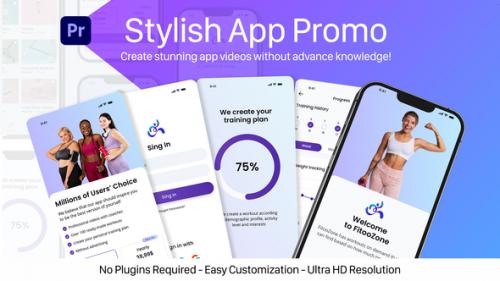 Videohive - Stylish App Promo for Premiere Pro - 39622936 - 39622936