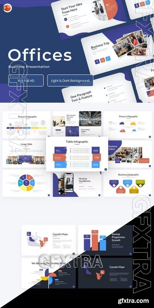 Officess Purple Creative Business PowerPoint V4RFWUX