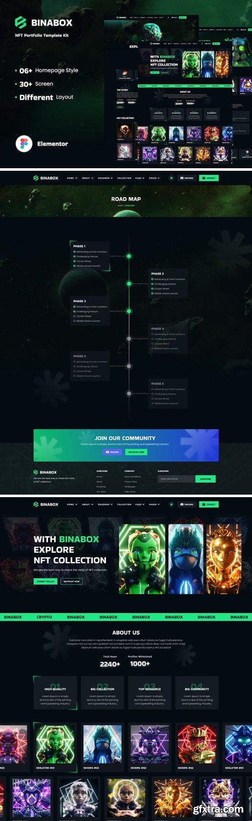 Binabox | NFT Portfolio Template B2BZDLA