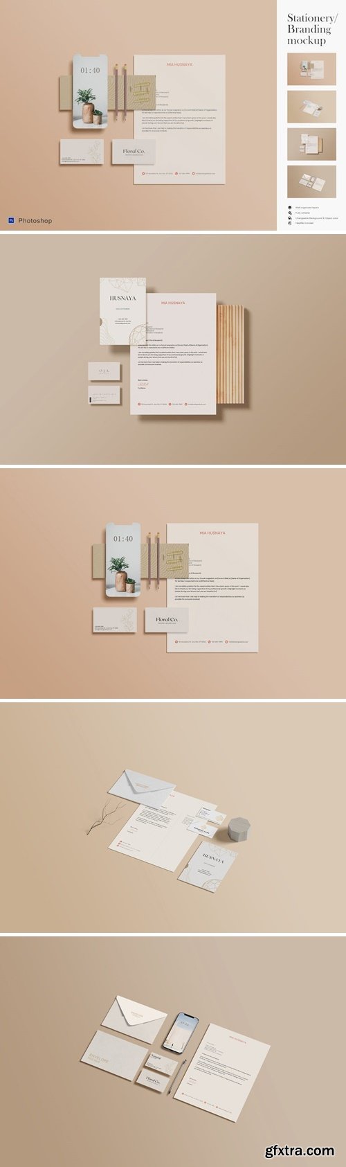 Stationery / Branding Mockups 6GZ4TKE