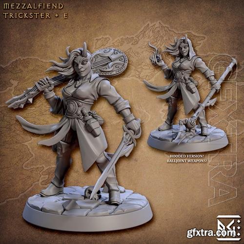 Mezzalfiend Trickster Female Bard 3D Print