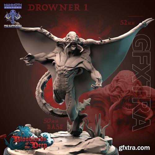 Mammoth Bloodlords of the Deep Drowner 1 3D Print