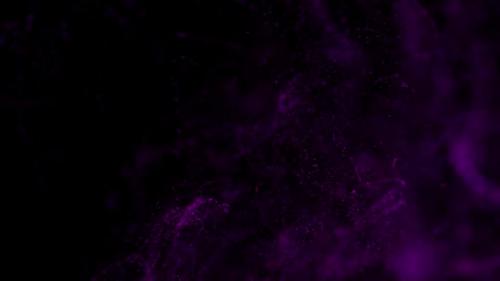 Videohive - Abstract motion background shining pink particles. Shimmering Glittering Particles With Bokeh. - 39683640 - 39683640