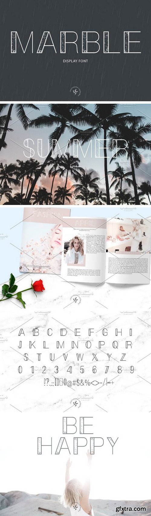 Marble Display Font