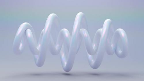 Videohive - 3D Render Animation with Spiral Moving in Loop - 39684384 - 39684384