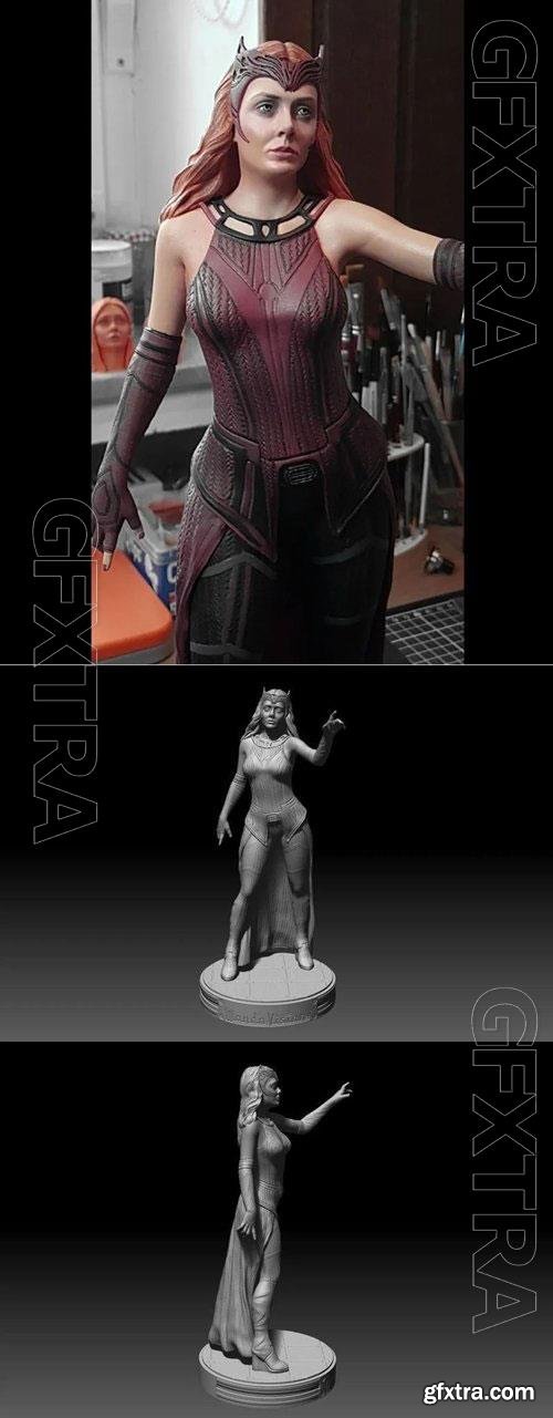 Wanda Scarlet Witch Marvel 3D Print