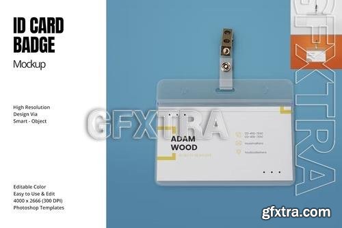 Id Card Badge Mockup 2GZRJ9T