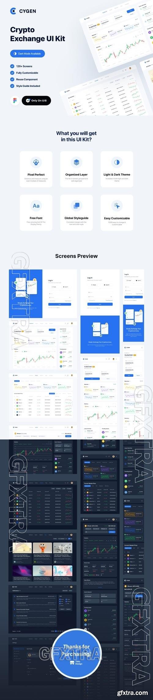 Cygen - Crypto Exchange Dashboard UI Kit