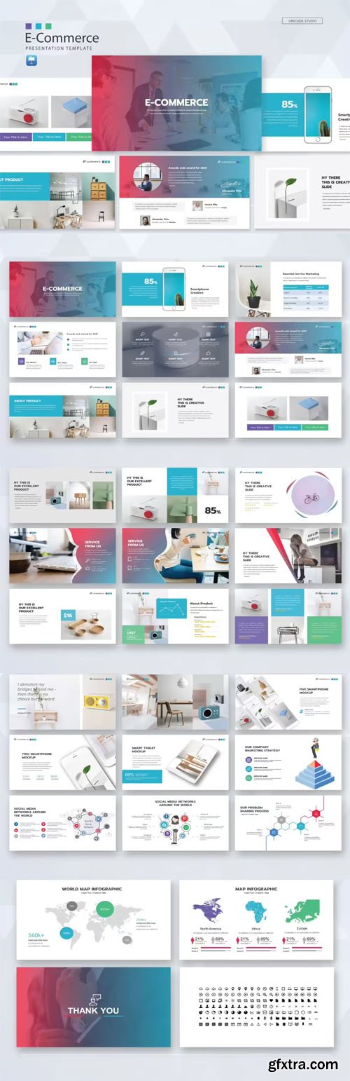 E-Commerce - Keynote Presentation Template