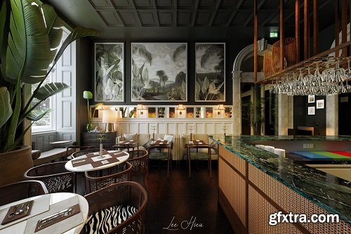 Restaurant Interior by Le Hieu