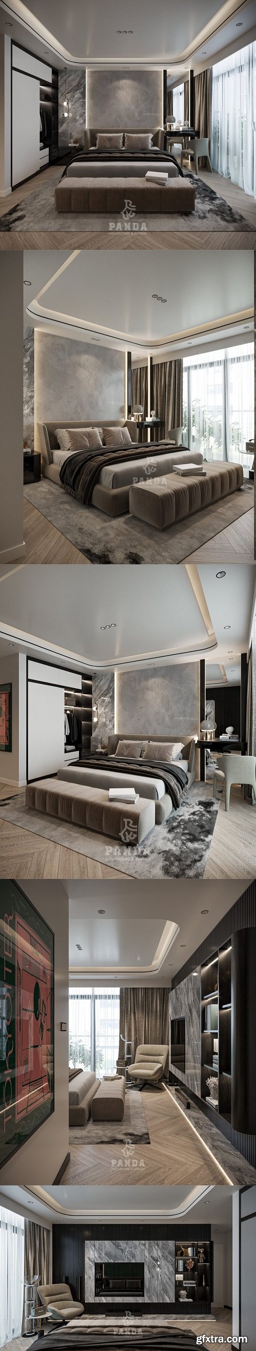 Bedroom Interior by Phuong Viet