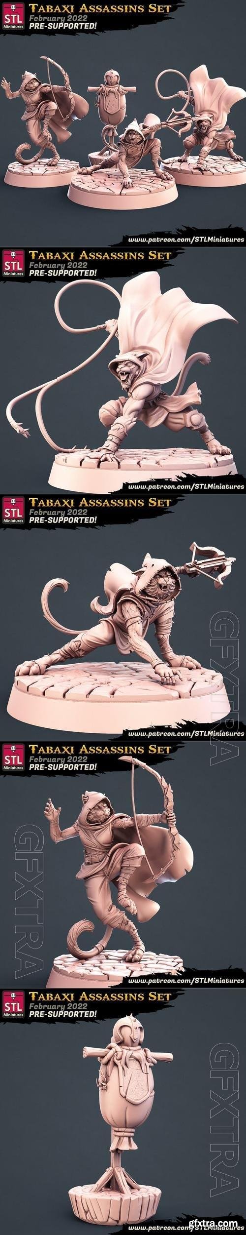 Tabaxi Assassins Set 3D Print