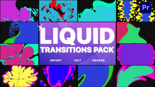 Videohive - Liquid Matte Transitions | Premiere Pro MOGRT - 39695495 - 39695495