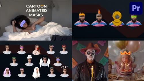 Videohive - Cartoon Animated Masks for Premiere Pro - 39696854 - 39696854