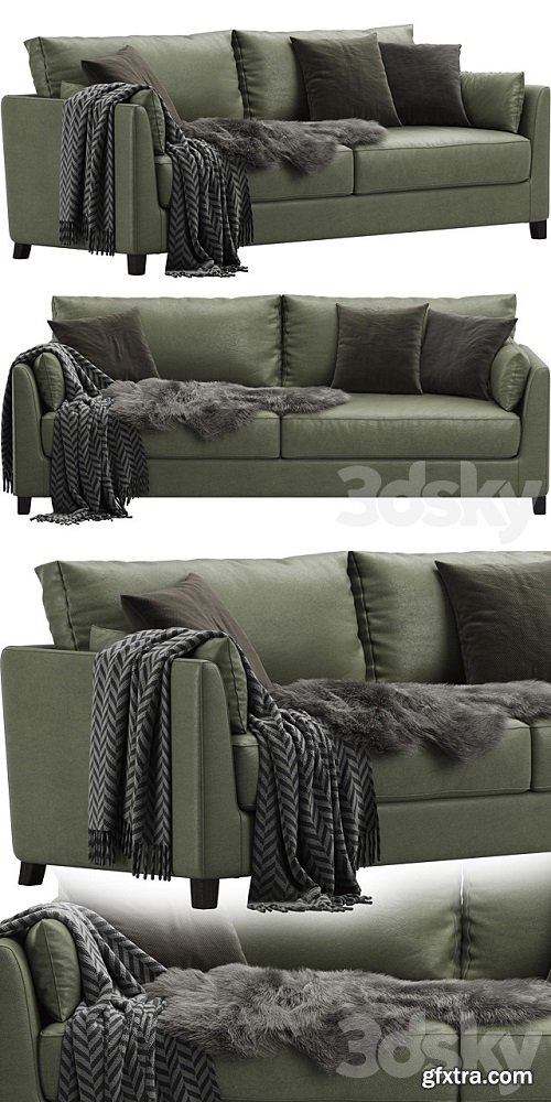 Meridiani Bisse Sofa 220 cm