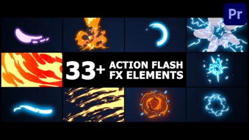 Videohive - Action Flash FX Pack | Premiere Pro - 39721680 - 39721680