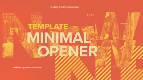 Videohive - Minimal Opener - 39727651 - 39727651