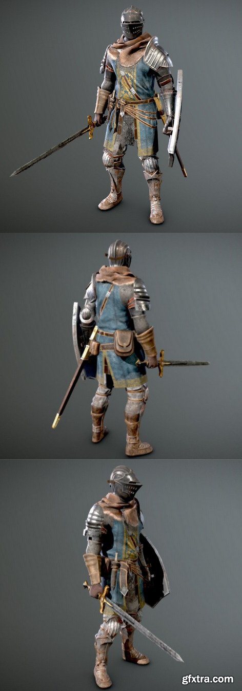 Elite Knight 3D Model