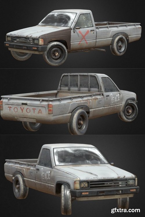 Toyota Hilux 1983 3D Model