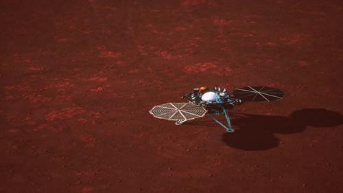 Videohive - Insight Mars Exploring the Surface of Red Planet - 39709135 - 39709135