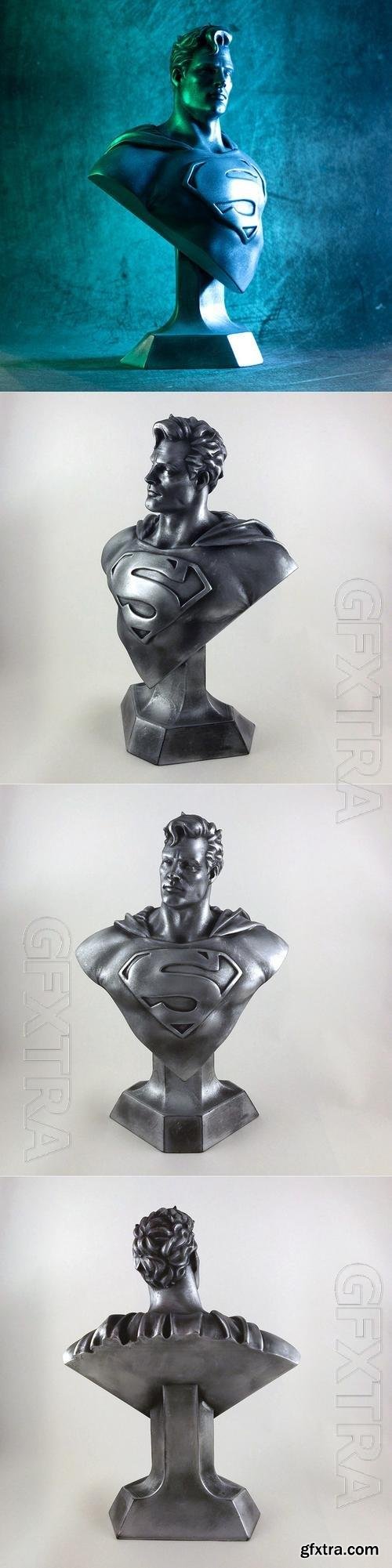 Man of Steel bust 3D Print