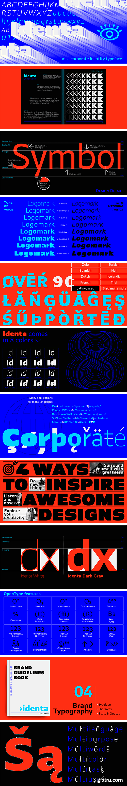 Identa Font Family