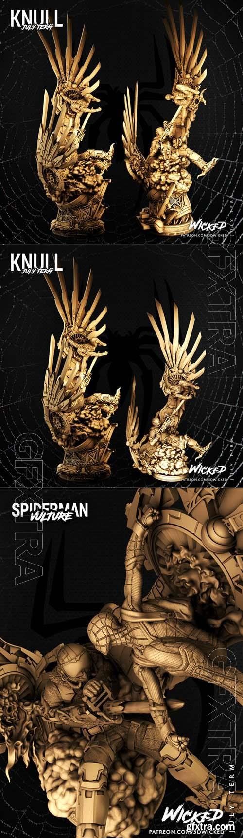 Wicked - Vulture vs Spiderman Diorama 3D Print