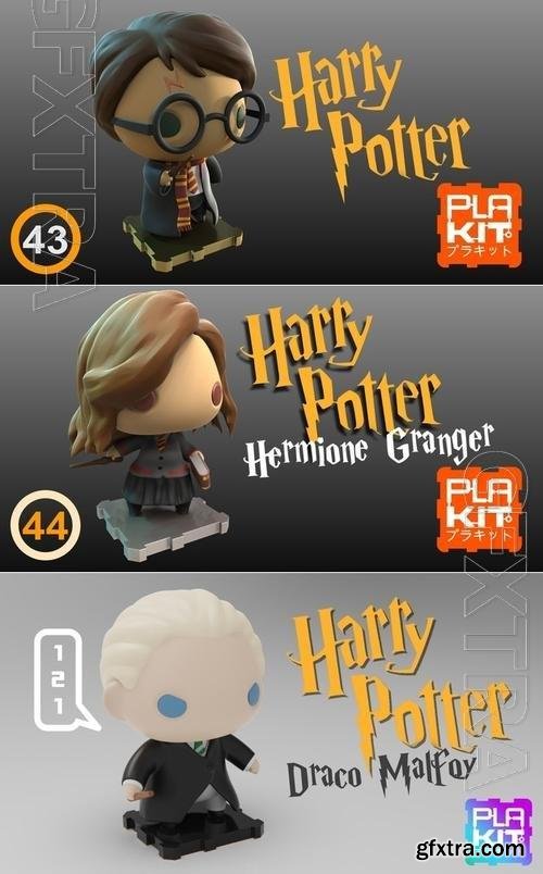 Plakit - Harry Potter Pack 1 3D Print