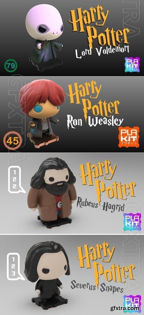 Plakit - Harry Potter Pack 2 3D Print » GFxtra