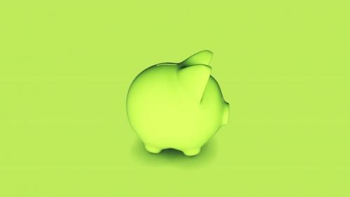 Videohive - Piggy Bank Green - 39726181 - 39726181