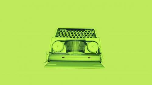 Videohive - Green Typewriter - 39726187 - 39726187