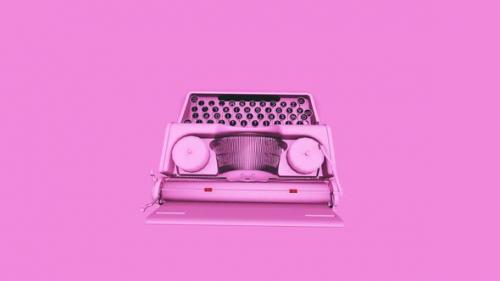 Videohive - Pink Typewriter - 39726191 - 39726191