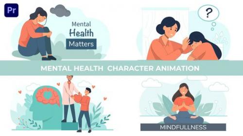 Videohive - Mental Health Matters Character Animation Scene - 39725072 - 39725072