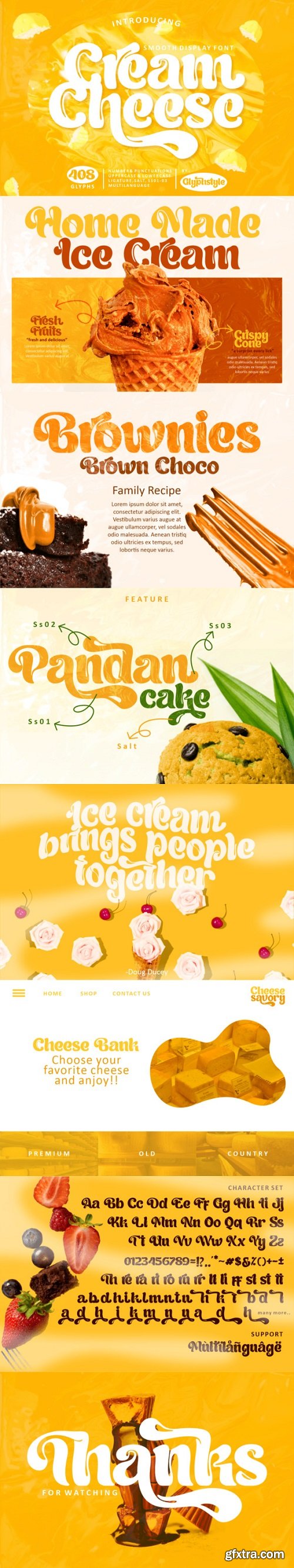 Cream Cheese Font